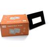 tempo di saldi Segnapasso Led 4W Incasso Cassetta 503 Ip65 Cornice Vetro Nero Luce Naturale 4000K