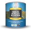 TIXE Smalto all'Acqua per Legno e Ferro TIXETECH | Smalto all'Acqua Finitura Resistente per Legno e Ferro ad Alta Copertura | 2.5 Lt | Grigio Lucido | Made in Italy