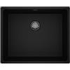 Teka - Lavello 1 Seno - Installazione 3 in 1 Lavello FullBlack con vasca - Colore Nero