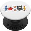 Back To School Students Divertente Insegnante Vita PopSockets PopGrip Adesivo