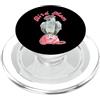 Parrot and Pet Bird Owners Bird Mom Africano Grigio Parrot Acquerello PopSockets PopGrip per MagSafe