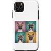 Frenchie Puppy Lover PS Custodia per iPhone 11 Pro Max Frenchie Pet Face - Fotobooth con occhiali da sole