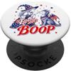 Patriotic Dragon Boop Funny Fourth of Ju Divertente 4 luglio Boop Cute Witch Baby Dragon Patriotic USA PopSockets PopGrip Adesivo