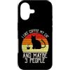 Regali divertenti e carini per gli amant Custodia per iPhone 17 I Like Coffee, My Cat And Maybe 3 People