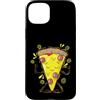 pizza Italy cheese salami pizzeria food Custodia per iPhone 15 Plus Pizza Pezzo medita Fast Food Stone Oven