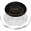 The Coffee & Ghost Club Sopravvivere sul calendario del caffè blocca l'umorismo dell'insegnante Ghost PopSockets PopGrip per MagSafe