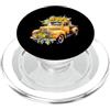 Rustic Wheels Art Acquerello Vintage Giallo Camion Girasoli PopSockets PopGrip per MagSafe