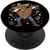 Dabbing Mexican Poncho Dab Shirt Dabbing Poncho messicano Cinco de Mayo Sombrero Dab PopSockets PopGrip Adesivo