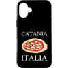 Catania Vacation And Sicily Trip Custodia per iPhone 16 Plus Italia Pizza Catania