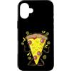 pizza Italy cheese salami pizzeria food Custodia per iPhone 16 Plus Pizza Pezzo medita Fast Food Stone Oven