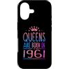 Queens Are Born 1961 65 Years Old 65th B Custodia per iPhone 17 Queens Are Born In 1961 65 Years Old Funny 65th Birthday