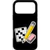Jimbeels Custodia per iPhone 17 Pro Max Pencil Eraser Hour Cruciverba Gomma