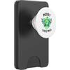 Parrot and Pet Bird Owners Buon Natale tropicale Amazon pappagallo acquerello PopSockets PopWallet per MagSafe