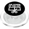 Video Editor Gifts Il potere dell'editor video tagliato PopSockets PopGrip per MagSafe