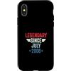 Legend Since Birthday Custodia per iPhone X/XS Legendary Since July 2008