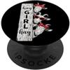 Goat Merch Hay Girl Hay Funny Goat Lover per ragazze PopSockets PopGrip Adesivo