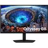 Samsung Gaming Monitor Odyssey G8 (S27HG806EF), Flat, 27'', 5120 x 2880 (5K), HDR10, Max 180 Hz, 1 (GTG), HDMI, Display Port, HAS, Tilt, Swivel, Pivot