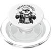 Grandio Design Introverted Intellectual Dita Di Pollo Divertente Adulto Dito Medio Gallo Rude PopSockets PopGrip per MagSafe