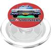 Ghostbusters Logo Ecto 1 New York NYC anni '80 1984 Film Classico PopSockets PopGrip per MagSafe