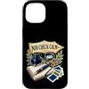 Jimbeels Custodia per iPhone 15 NIB CHECK CALM Penna Stilografica Scrivania