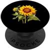 Sunny Blooms Art Fioritura botanica vibrante del girasole dell'acquerello PopSockets PopGrip Adesivo