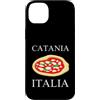 Catania Vacation And Sicily Trip Custodia per iPhone 14 Plus Italia Pizza Catania