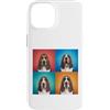 Basset Hound Puppy Lover PS Custodia per iPhone 14 Basset Hound Pet Face Portrait Photobooth con occhiali da sole
