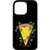 pizza Italy cheese salami pizzeria food Custodia per iPhone 15 Pro Max Pizza Pezzo medita Fast Food Stone Oven