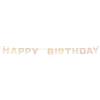 Folat 22208 Garland Banner per compleanno Ghirlanda di lettere - HAPPY BIRTHDAY - Dreamy Pastels - Legno - 4 metri Riutilizzabile Decorazioni per feste di compleanno
