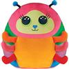 Ty Squishy Beanies - Nessa il Bruco, Morbido Cuscino di Peluche con Occhioni Verdi Glitter, Idea Regalo per Grandi e Piccini, Tutti da Collezionare 33 cm T39334