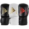 adidas Guanti da Boxe Speed 50, per Adulti, Boxe da 8 oz, Guanti da Punching Comodi e durevoli, Neri