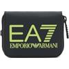 EA7 Emporio Armani Portafoglio grande con zip-around e anello Logo Series 2450553R910 8033995793918 - UNICA Nero Verde UNICA