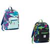 Invicta ZAINO INVICTA - FORMAT - Celeste Azzurro Camouflage - tasca porta pc padded - scuola e tempo libero 33 LT