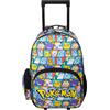 Get Trend Pokemon Zaino Trolley Bambino 2 in 1, Zaino Scuola Elementare con Ruote, Cartella per Ragazzi con Spallacci Imbottiti (Multi Pokemon)