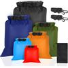 VFANDV Sacca impermeabile 6 Pezzi, 1.5/2.5/3/3.5/5/8L Borsa Impermeabile Sacchetti Asciutti Sacca Impermeabile Mare Impermeabili Sacchetto Asciutto per Snorkeling Viaggi Rafting Campeggio Ciclismo (colorato)