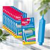 MARA EXPERT Scovolino interdentale blu | 0,6 mm ISO 3 Medio | 8 spazzolini interdentali | Bioplastica | Spazzolini per spazi interdentali | Al Gusto Menta - Clorexidina - Fluoruro