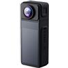 EffiFish Action Camera 4K WiFi, compatta con registrazione HD, in ABS, per ciclismo, escursionismo, monitoraggio animali domestici, colore nero