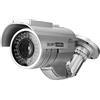 Leftwei Fotocamera Finta Fittizia a Energia Solare a Forma di Proiettile con LED Lampeggiante per la Sicurezza Domestica Argento ABS 1 unità