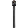 EffiFish Treppiede portatile per selfie RC da 1,75 m con schermo, doppio telecomando, auto-deploy per viaggi di vlogging (nero)