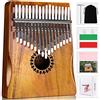 Newlam kalimba 17 tasti strumenti musicali regalo per bambini e adulti, portatile mbira pianoforte a pollice