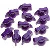 Dopro confezione da 12 Flat Top effetto vintage, set di viti Guitar Amp pollo Leserrature//puntatore manopola Flat Top Purple