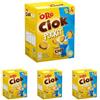 ORO SAIWA Oro Ciok Mini Cookies Mini Biscotto Cookies Ripieno di Gocce di Cioccolato al latte Fonte Naturale di Fibre, Senza Coloranti e Conservanti 4 monoporzioni da 40g 160 g (Confezione da 4)