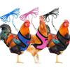Guangyu 3 pettorine per pollo con guinzaglio regolabile e traspirante, per anatra, oca, gallina, per allenamento da corsa, taglia M