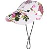 Generic Cappello da baseball per cani, protezione solare, regolabile, con fori per le orecchie, per cani di taglia piccola, media e grande (floreale, XL)