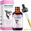 NayMa Beauty Collagene Liquido per Cani con Biotina, MSM e Zenzero, Aroma Bacon, 60 ML