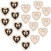 SUPERFINDINGS 20 pz 2 colori Oro Chiaro Cuore con Fiocco Ciondolo Tono Lega Smaltato Fiocco Ciondoli Strass Papillon con Perle di Imitazione Plastica, 21x21mm