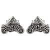 FIVE-D SL-Silver orecchini a forma di motocicletta motociclista in argento Sterling 925