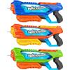 Quanquer 3 Pistole a Spruzzo Da 1000 Ml Con Lunga Portata Per Bambini E Adulti, Pistola Per Acqua a Ricarica Veloce Portata 32 Piedi, Regalo Estivo Ideale Per Piscina, Spiaggia E Battaglie D'acqua