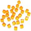 MISUVRSE 200 cubi colorati in acrilico a 6 lati, 8 mm, D6, quadrati, angoli trasparenti, gioco da tavolo educativo per bambini