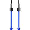 ZHRCFUN 2 alberi di trasmissione CVD anteriori e posteriori universali per 1/10 TT02B 4WD Off Road Buggy Upgrade accessori (blu)